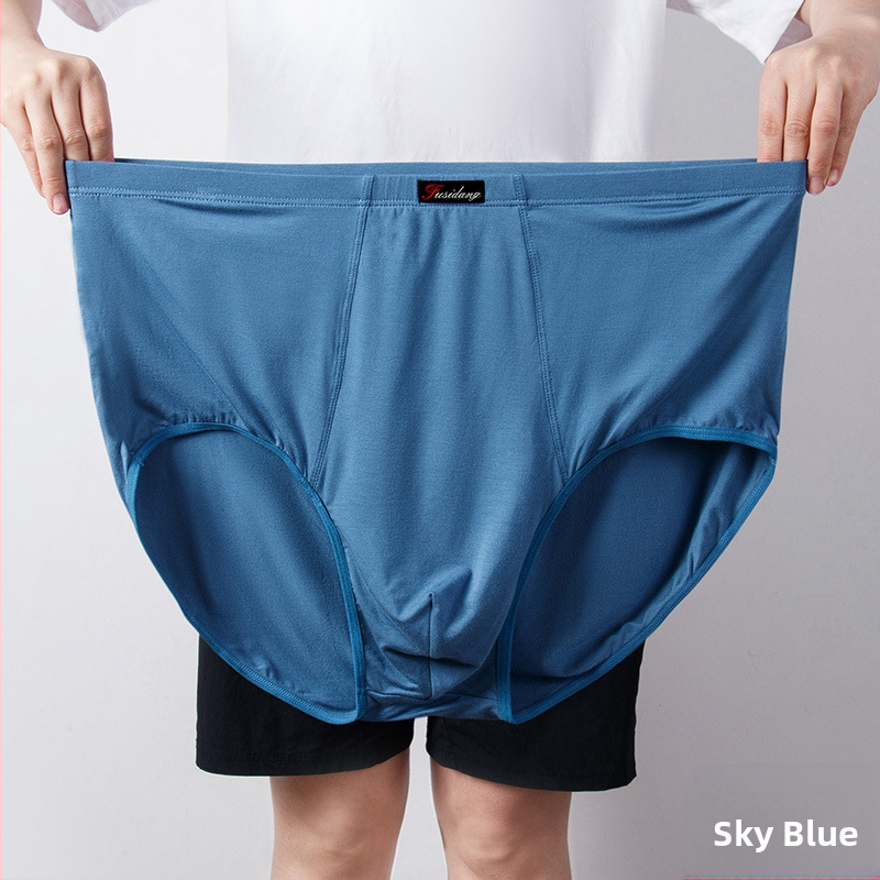 Pánske nohavičky s vysokým pásom, veľké, tučný muž plus tučný modal, stredného veku, tučný muž, veľkoobchod, 300 kg, leto