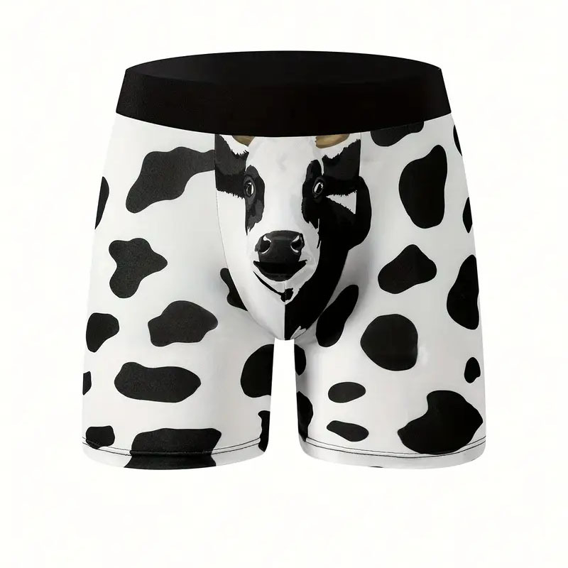 Lenjerie intimă casual respirabilă pentru bărbați, lenjerie intimă imprimată, amuzant, sexy, boxeri, europene și americane, confortabilă și interesantă