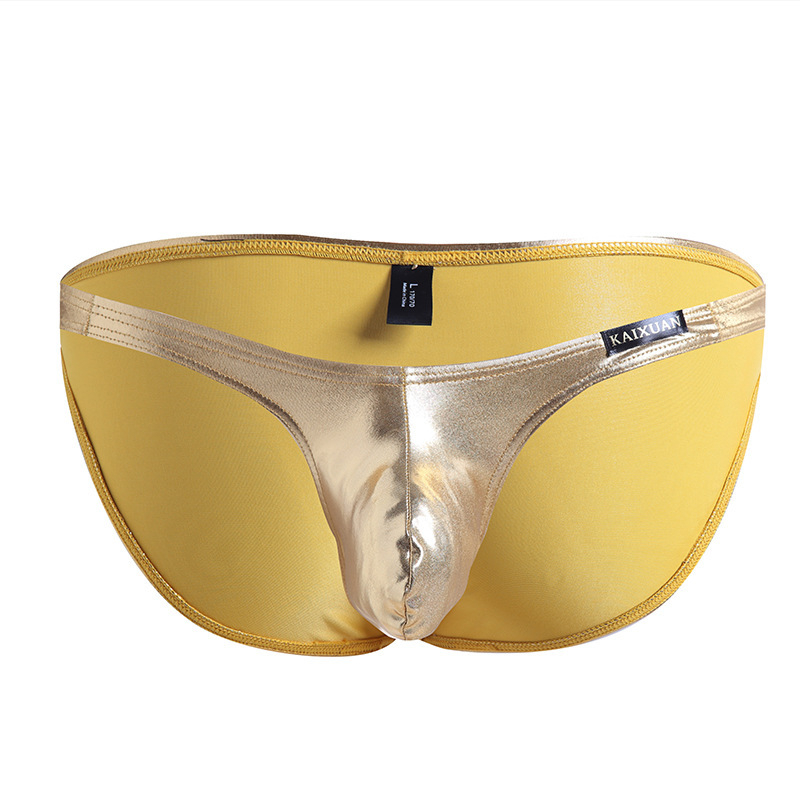 Muške trokutaste kožne gaćice iz prekograničnog izvora, seksi niski struk, U konveksna torba, muške gaćice za Europu i Sjedinjene Države