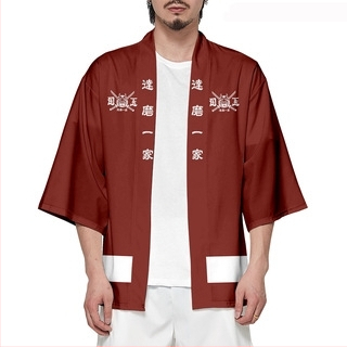 3D Anime Cos Δημοφιλές Tokyo Avengers Anime Peripheral 3D Εκτυπωμένο Κιμονό Μανδύα με Φτερά Υφαντό Φούτερ