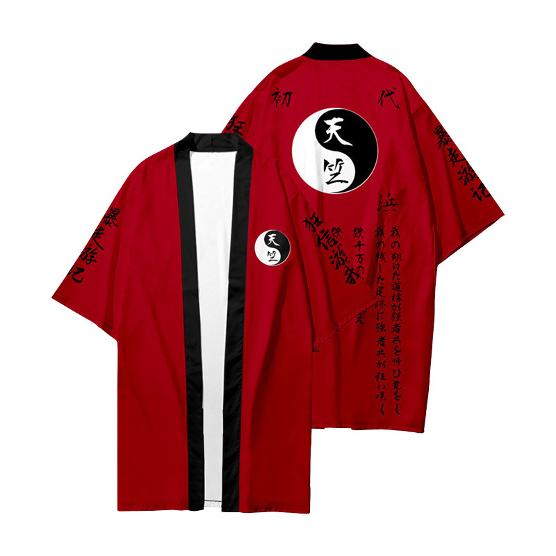 3D Anime Cos Δημοφιλές Tokyo Avengers Anime Peripheral 3D Εκτυπωμένο Κιμονό Μανδύα με Φτερά Υφαντό Φούτερ