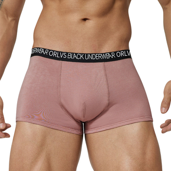 Boxeri sport ORLVS modal pentru bărbați, culoare uni, elastici, cu uscare rapidă, cu model U convex, OR6115