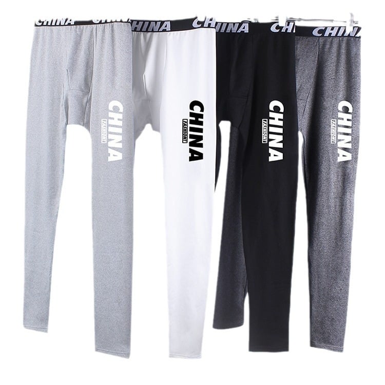 Pantaloni de toamnă pentru bărbați, strat de bază subțire, din fleece periat, la modă, personalitate, termici, pantaloni din fleece, pantaloni de iarnă casual versatil