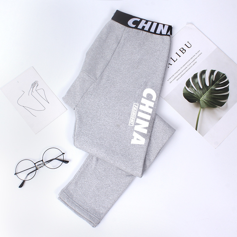 Pantaloni de toamnă pentru bărbați, strat de bază subțire, din fleece periat, la modă, personalitate, termici, pantaloni din fleece, pantaloni de iarnă casual versatil