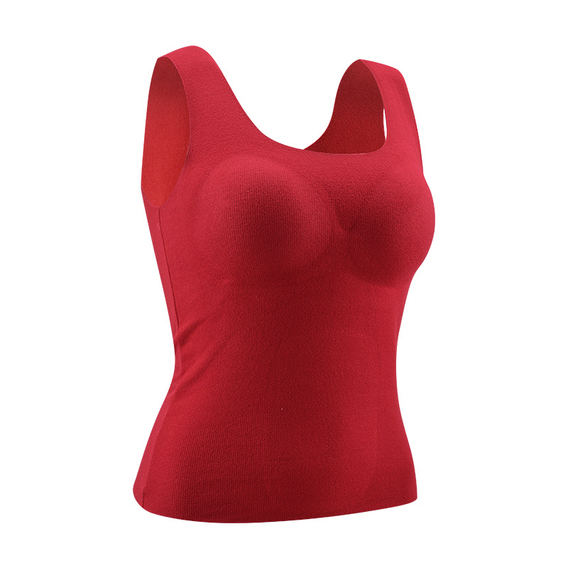 A58 sügis-talvine uus naiste jälgi mittejättev termovest rinnapadjaga, kulumiskindel rinnahoidja, ühes tükis aluspesu, sise- ja välisriietus, top