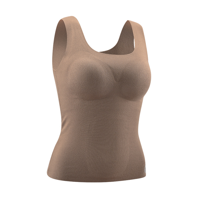 A58 sügis-talvine uus naiste jälgi mittejättev termovest rinnapadjaga, kulumiskindel rinnahoidja, ühes tükis aluspesu, sise- ja välisriietus, top