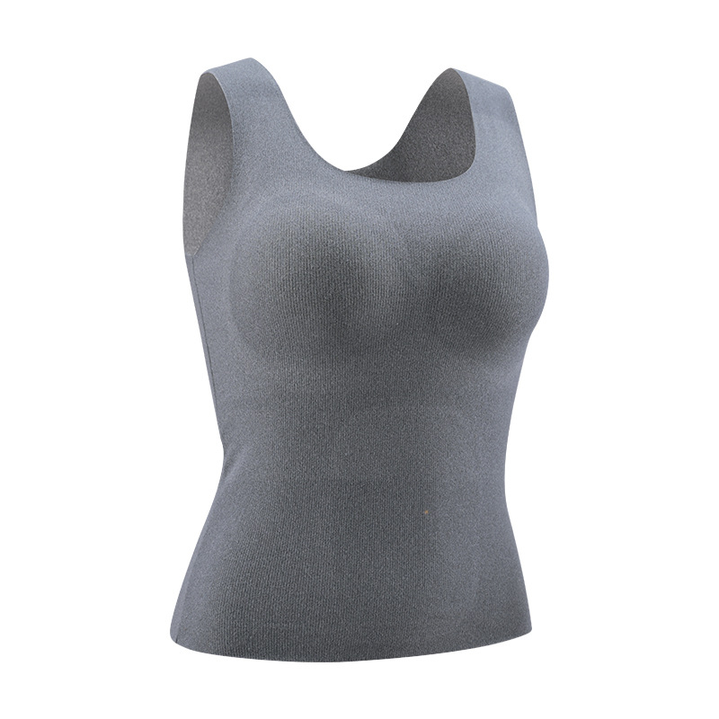 A58 sügis-talvine uus naiste jälgi mittejättev termovest rinnapadjaga, kulumiskindel rinnahoidja, ühes tükis aluspesu, sise- ja välisriietus, top