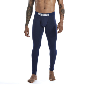 Meeste õhukesed sügispüksid kammitud puuvillast, ühevärvilised, kitsad ja soojad külmakindlad retuusid