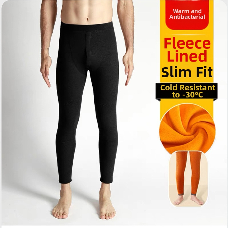 Vyriškos pastorintos šiltos kelnės Vyriškos vilnos pamušalu pastorintos medvilninės vilnos kelnės Thunderpants rudens kelnės Vyriškos plius dydžio kelnės su pamušalu Žieminės kelnės