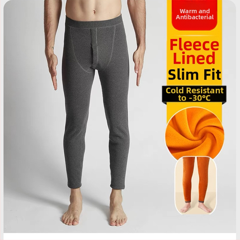 Vyriškos pastorintos šiltos kelnės Vyriškos vilnos pamušalu pastorintos medvilninės vilnos kelnės Thunderpants rudens kelnės Vyriškos plius dydžio kelnės su pamušalu Žieminės kelnės