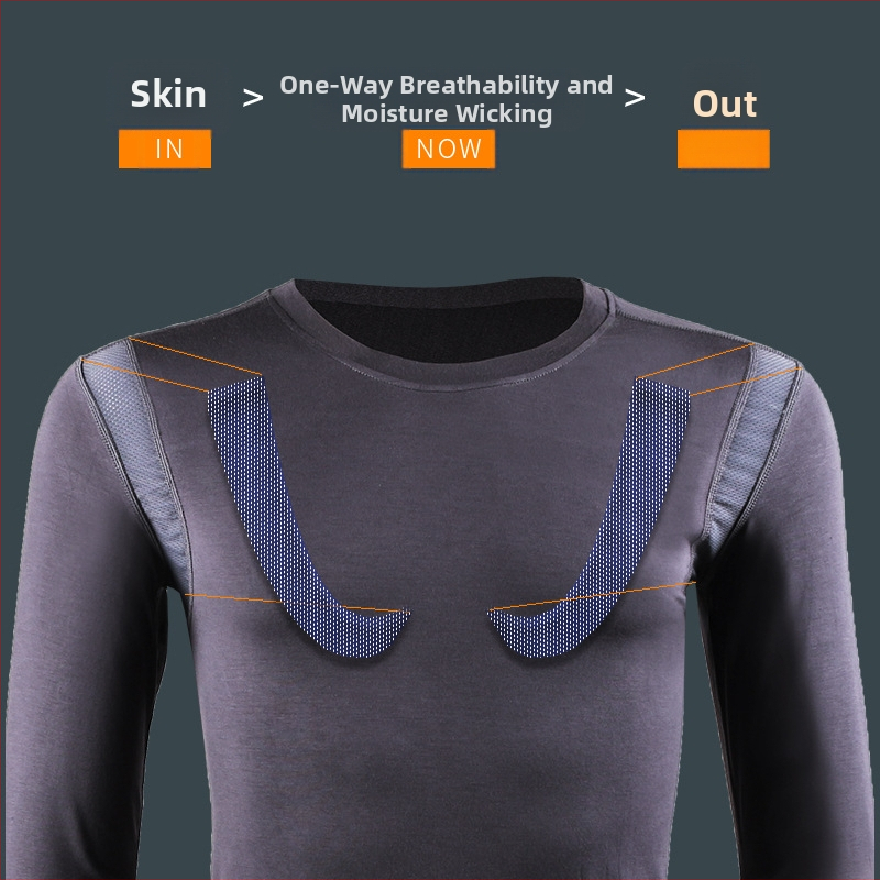 Термобельо, мъжки, студоустойчив памучен пуловер с кръгло деколте, младежки, есенни панталони, тънки, есенни панталони, пролет/есен/зима