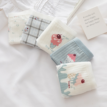 Μια γενιά από γυναικεία εσώρουχα με βαμβακερό καβάλο, μοντάλ εσώρουχα, γυναικεία σορτς με δαντέλα, παντελόνια για κορίτσια, χαριτωμένα αντιανεμικά παντελόνια