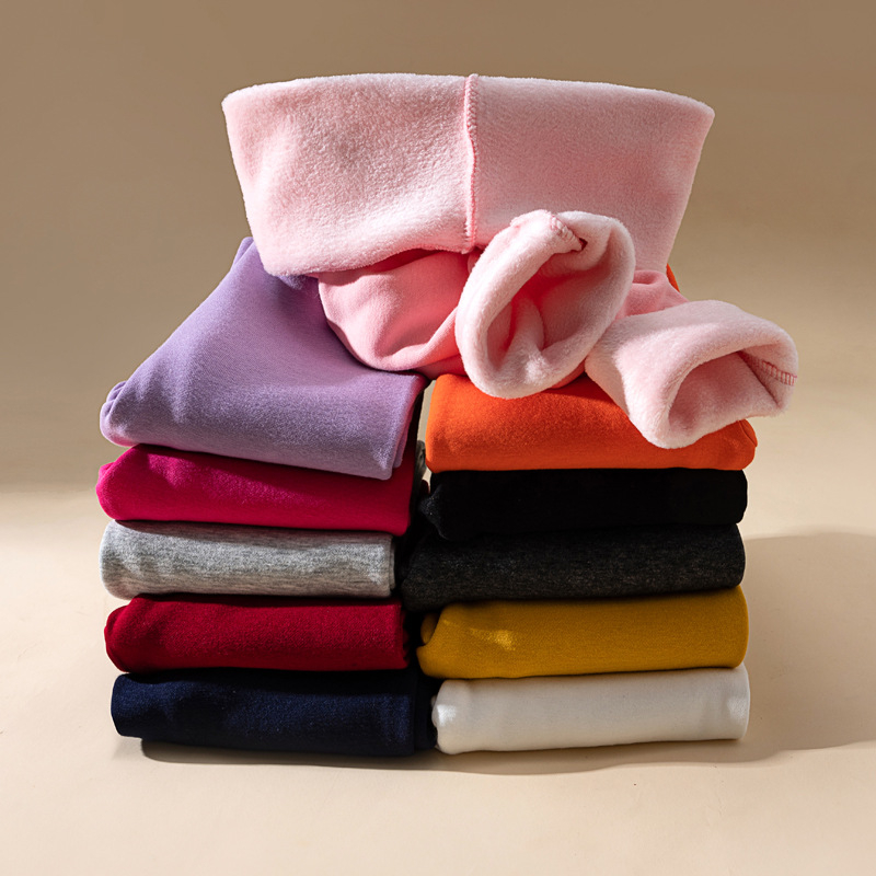 Tüdrukute allosas fliisvoodriga paksendatud lastepüksid, laste vabaajapüksid, talvised naiste beebipüksid õueriiete tootjad hulgimüügist