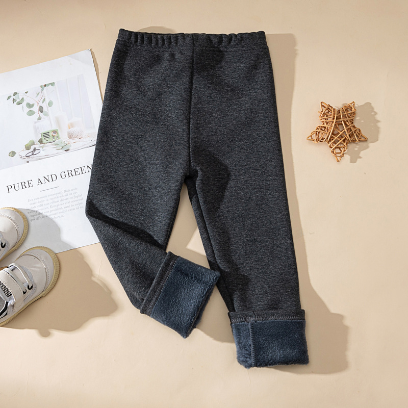 Tüdrukute allosas fliisvoodriga paksendatud lastepüksid, laste vabaajapüksid, talvised naiste beebipüksid õueriiete tootjad hulgimüügist