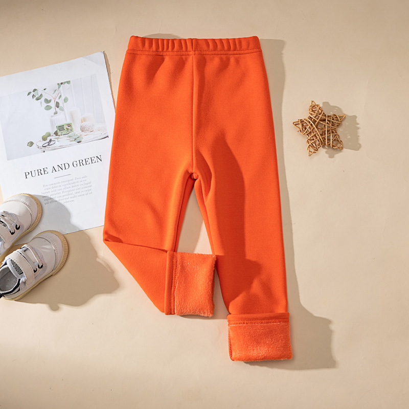 Tüdrukute allosas fliisvoodriga paksendatud lastepüksid, laste vabaajapüksid, talvised naiste beebipüksid õueriiete tootjad hulgimüügist