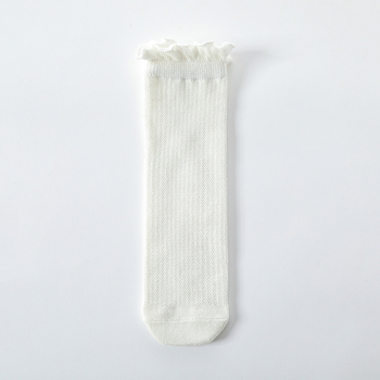 Dječje čarape, ljetne ultra tanke djevojačke čarape od čipke, proljetne dječje šuplje mrežaste visoke čarape