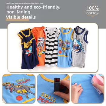 Dječji prsluk od pamuka za žene, donji dio za bebe, odvođenje vlage, proizvođači prsluka u obliku slova I za malu i srednju djecu, veleprodaja