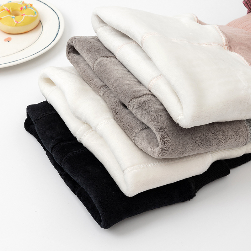 Tüdrukute sügis-talvised fliisvoodriga paksendatud beebiretuusid, beebide sokid lipsuga, valged lasteretuusid