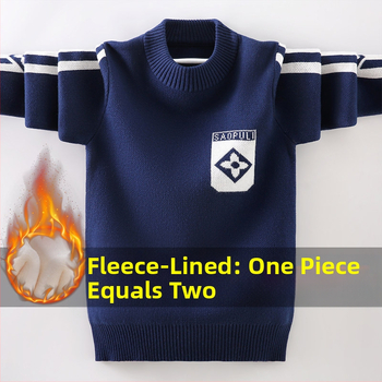 Poiste sügis-talve kampsun paksendatud 2023. aasta uus laste puuvillasest niidist poiste Korea stiilis kampsun