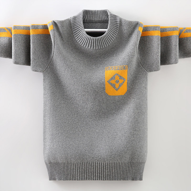 Poiste sügis-talve kampsun paksendatud 2023. aasta uus laste puuvillasest niidist poiste Korea stiilis kampsun