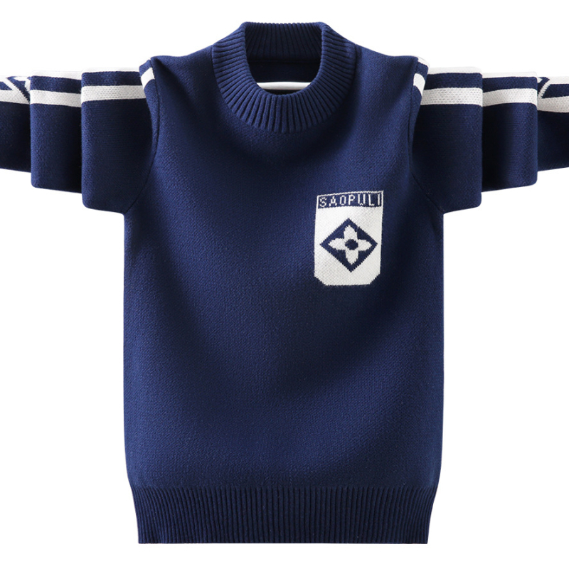 Poiste sügis-talve kampsun paksendatud 2023. aasta uus laste puuvillasest niidist poiste Korea stiilis kampsun