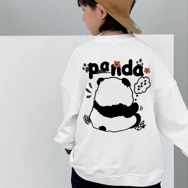 Laste maiussärk Uus poiste sügis-talve maiussärk poistele ja tüdrukutele Beebi fliisvoodriga Paksendatud kampsunkaelusega Moodne stiilne vabaaja topp