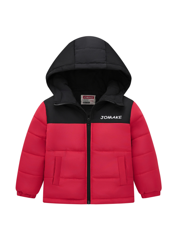 Jesenska i zimska nova odjeća za dječake i djevojčice za veliku djecu u boji, ležerna odjeća s vezom i pamučnom podstavom, modna debela jakna s kapuljačom, vjetrootporna i džepna, s pamučnom podstavom