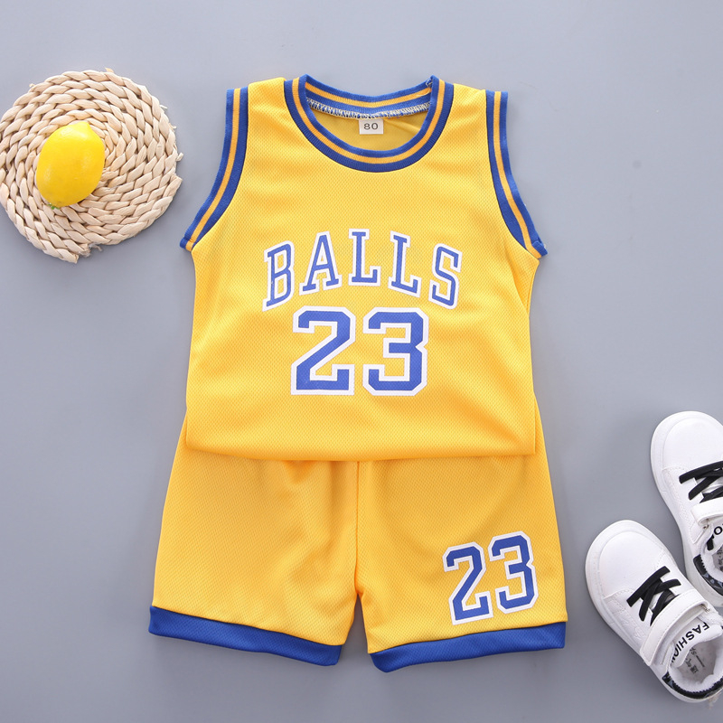 Piiriülesed poiste suvised spordiriided, beebivestid, lühikesed püksid, kaheosaline kiiresti kuivav džerseeria laste korvpallivorm