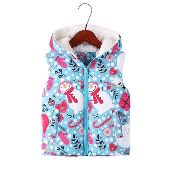 2025. aasta uus sügis-talve laste kapuutsiga puuvillane vest, piiriülene poiste ja tüdrukute täisprindiga graffiti, fliisvoodriga vest, lukuga särk