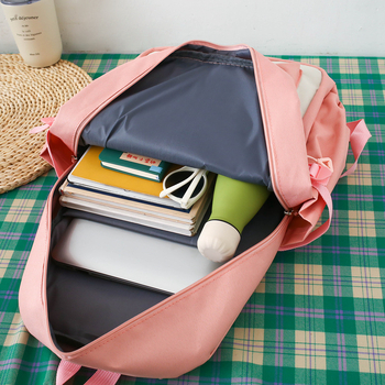 Νέα τσάντα ώμου υψηλής αξίας για μαθητές λυκείου, απλή τσάντα πέντε τεμαχίων για γυναίκες, μεγάλης χωρητικότητας, για μαθητές γυμνασίου και λυκείου.