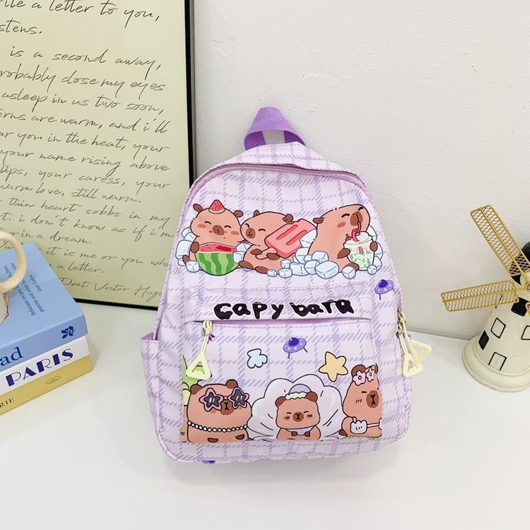 Gyermek iskolatáska aranyos rajzfilmnyomat kis és közepes osztályú baba hátizsák óvodai fiúknak és lányoknak könnyű hátizsák