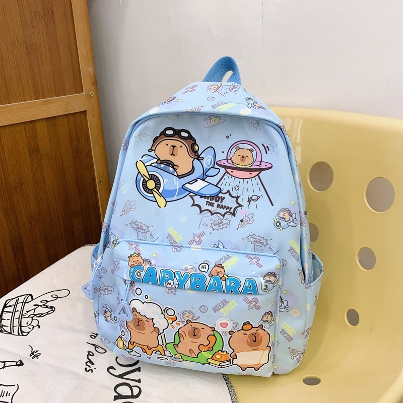Gyermek iskolatáska aranyos rajzfilmnyomat kis és közepes osztályú baba hátizsák óvodai fiúknak és lányoknak könnyű hátizsák