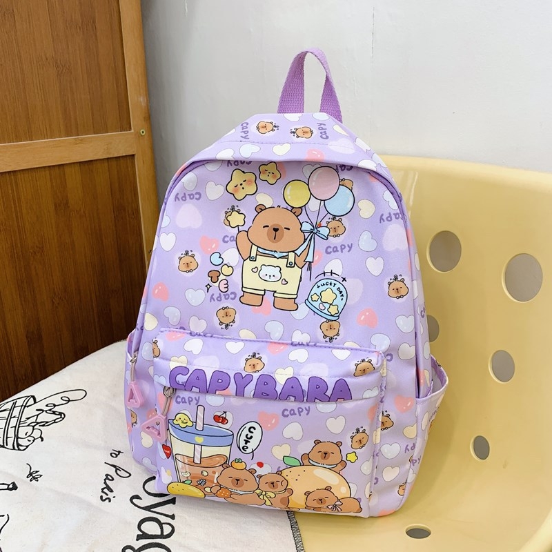 Gyermek iskolatáska aranyos rajzfilmnyomat kis és közepes osztályú baba hátizsák óvodai fiúknak és lányoknak könnyű hátizsák