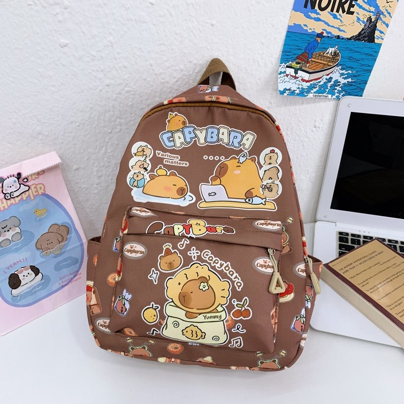 Gyermek iskolatáska aranyos rajzfilmnyomat kis és közepes osztályú baba hátizsák óvodai fiúknak és lányoknak könnyű hátizsák