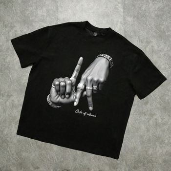 Διασυνοριακό εμπόριο eBay Λος Άντζελες Χαλαρό casual μπλουζάκι με στρογγυλή λαιμόκοψη και κοντό μανίκι, εκτύπωση λογότυπου Los Angeles