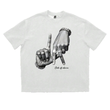 Διασυνοριακό εμπόριο eBay Λος Άντζελες Χαλαρό casual μπλουζάκι με στρογγυλή λαιμόκοψη και κοντό μανίκι, εκτύπωση λογότυπου Los Angeles