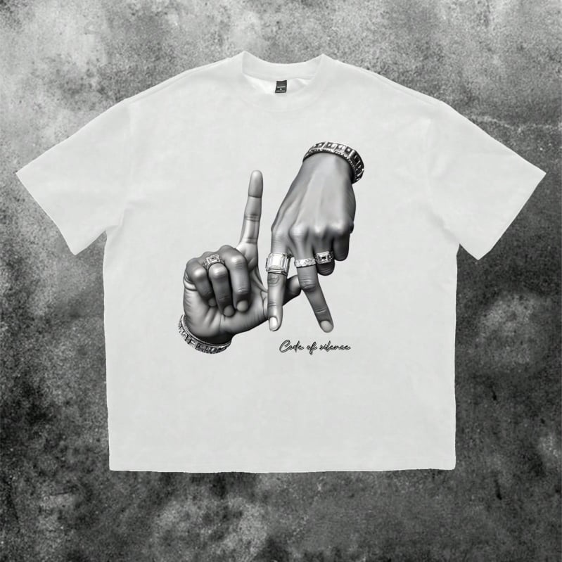 Διασυνοριακό εμπόριο eBay Λος Άντζελες Χαλαρό casual μπλουζάκι με στρογγυλή λαιμόκοψη και κοντό μανίκι, εκτύπωση λογότυπου Los Angeles