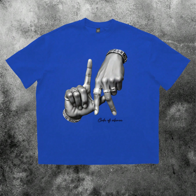 Διασυνοριακό εμπόριο eBay Λος Άντζελες Χαλαρό casual μπλουζάκι με στρογγυλή λαιμόκοψη και κοντό μανίκι, εκτύπωση λογότυπου Los Angeles