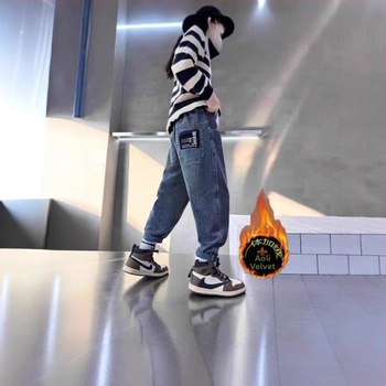 Talvised fliisvoodriga paksendatud poiste teksad hulgimüügist vanematele lastele, otsetarnimine, paksendatud ja soojad, saadaval otsetarnimiseks