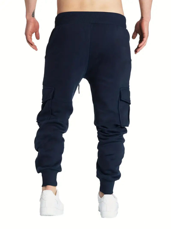 Pracovné nohavice pre mužov, ležérne slim-fit, outdoorové fitness, módne zúžené nohavice, dodávka z továrne