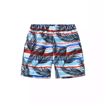 Νέο καλοκαιρινό παιδικό casual σορτς για αγόρια και κορίτσια, μοντέρνο, πολύχρωμο, λεπτό παντελόνι θαλάσσης με τυπωμένο σχέδιο καρύδας