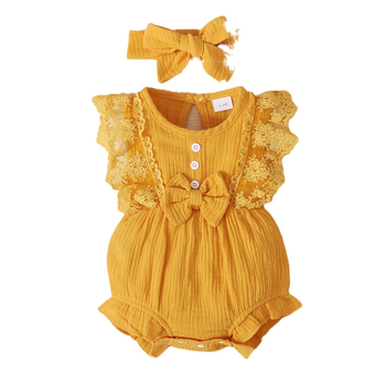 INS Βρεφικό Στυλ Άνοιξης και Φθινοπώρου 2022 Νέα Κορεατική Έκδοση Δημοφιλές Αμάνικο Δαντελένιο Τρίγωνο Μπλούζα για Κορίτσια + Καπέλα