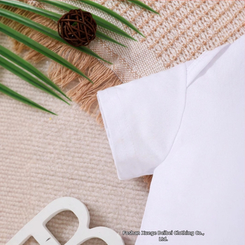 Διασυνοριακό εξωτερικό εμπόριο βρεφικά ρούχα Πασχαλινή χαριτωμένη ολόσωμη φόρμα με κοντομάνικα καρτούν ρούχα φεστιβάλ παιδικά ρούχα πολύχρωμα