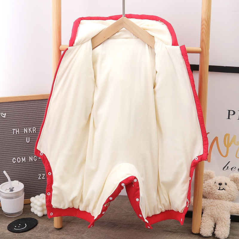 Nova dječja pamučna odjeća za penjanje za dječake i djevojčice, dječji flis podstavljeni, zadebljani topli bodi za zagrijavanje tijela, prekogranična vanjska trgovina