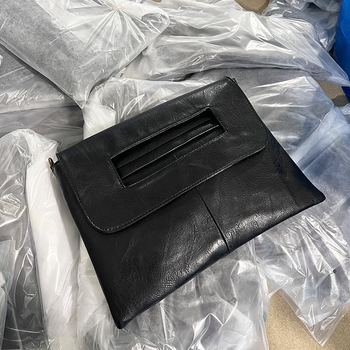 Uus kvaliteetne õlakott-portfell suure mahutavusega lihtne õlakott-portfell sidurikotiga ümbrikukott