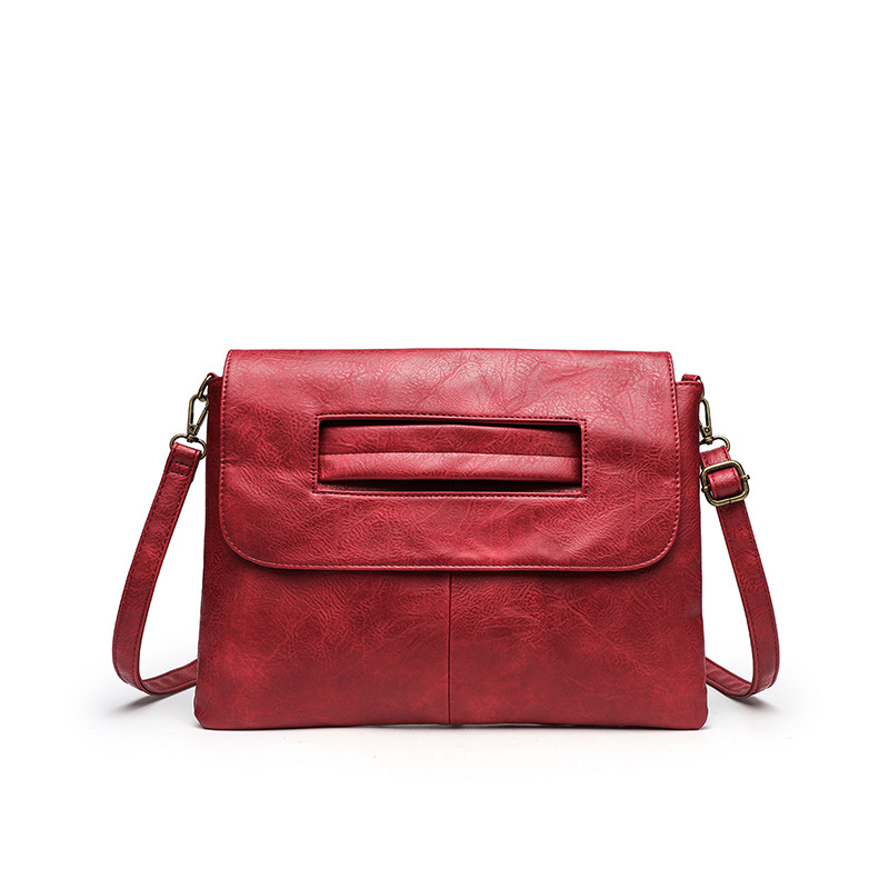 Uus kvaliteetne õlakott-portfell suure mahutavusega lihtne õlakott-portfell sidurikotiga ümbrikukott