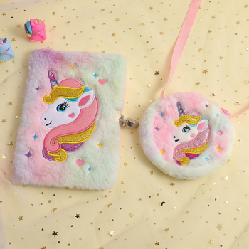 Νέα βελούδινη τσάντα ώμου Unicorn, χαριτωμένα αξεσουάρ για κορίτσια, τσάντα ώμου crossbody, μειωμένου βάρους, πορτοφόλι αποθήκευσης για κέρματα