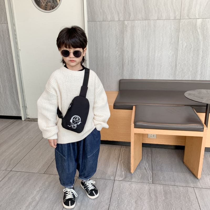 Bērnu soma vīriešu un sieviešu multfilmas stila jauka krūšu soma 2023. gada pavasarim un vasarai jaunu bērnu diagonālo somu ražotāji vairumtirdzniecībā