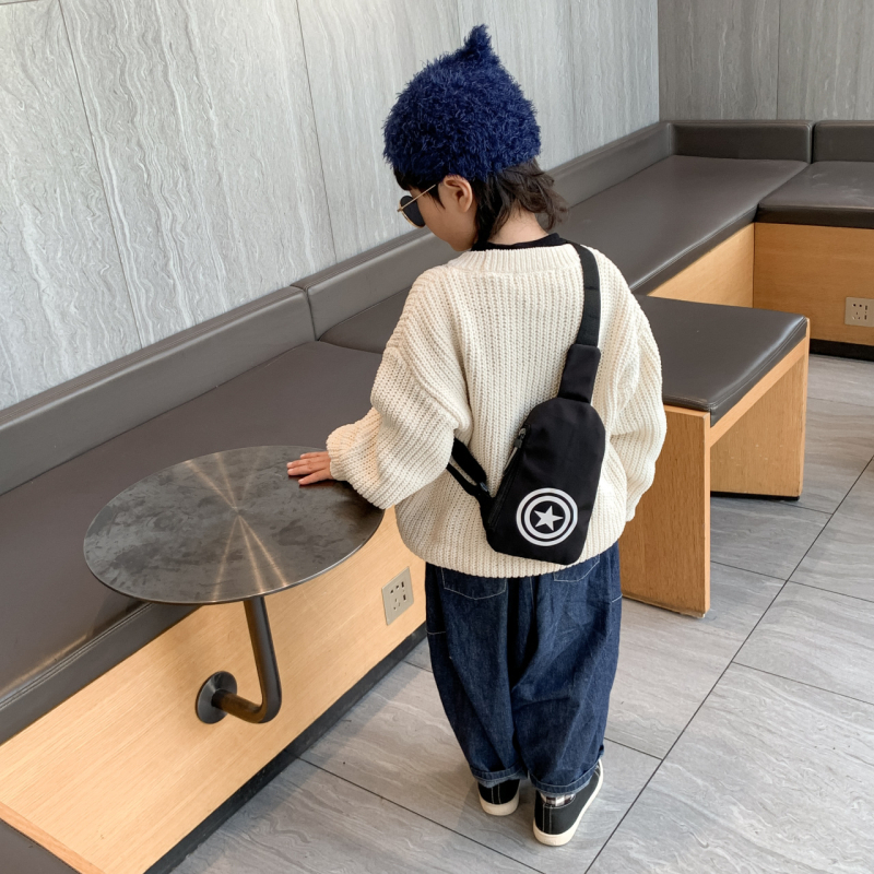 Bērnu soma vīriešu un sieviešu multfilmas stila jauka krūšu soma 2023. gada pavasarim un vasarai jaunu bērnu diagonālo somu ražotāji vairumtirdzniecībā