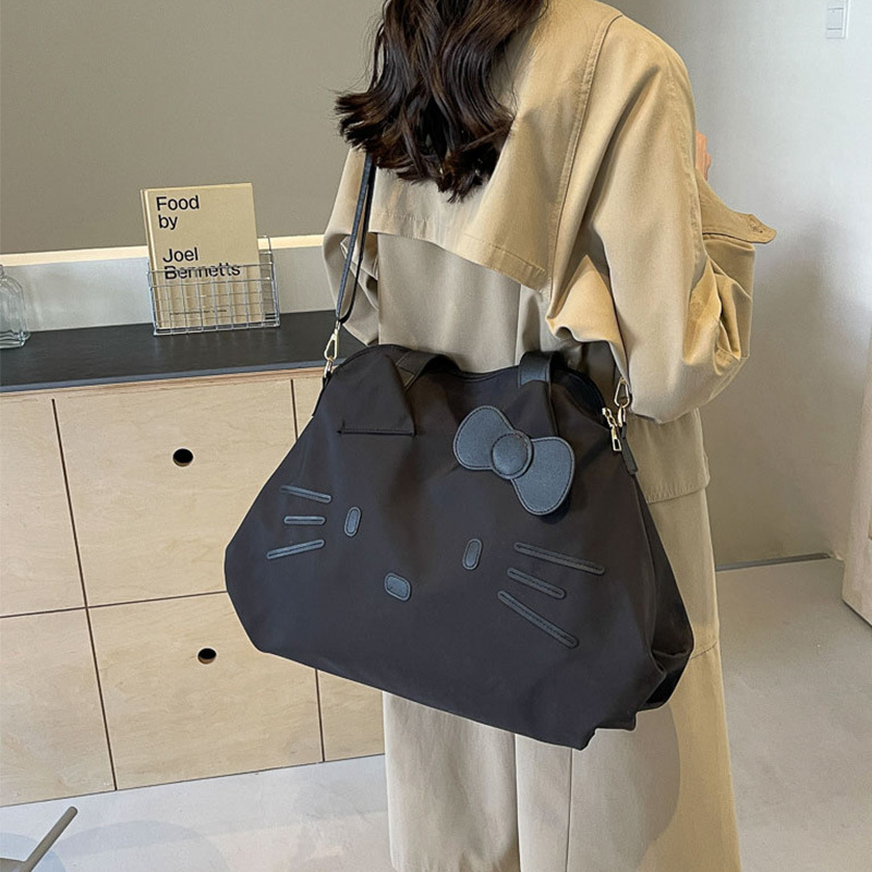 Lielas ietilpības īso distanču ceļojumu soma KT ceļojumu bagāža ikdienas iepirkumu soma plecu soma piedurkņu ratiņu rokassoma